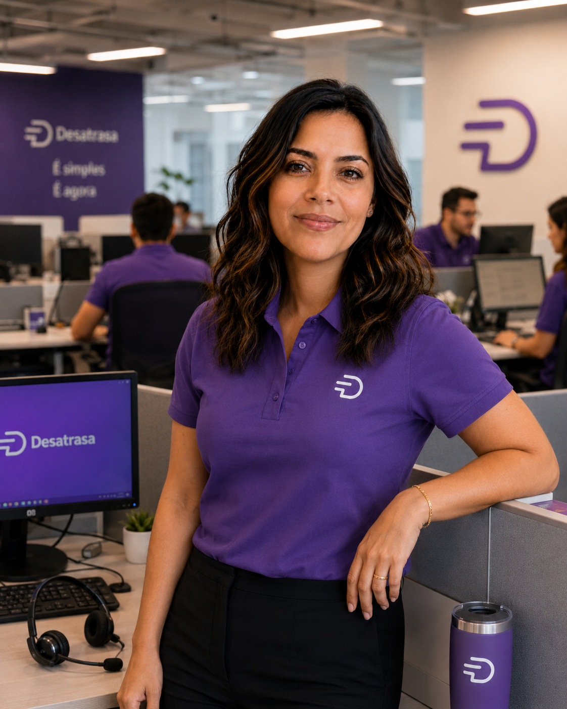 Camila, agente de IA da Desatrasa